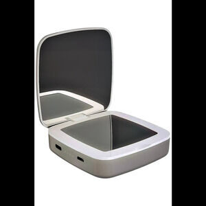 Incipio Compact Mirror 5,000mAh Power Bank with LED Ring Light